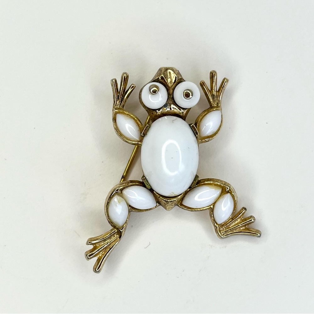 Trifari Alfred Philippe Frog Brooch